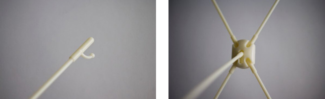 20pcs White Table X Banner