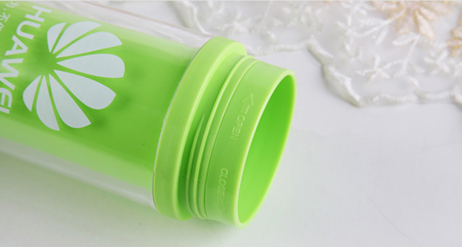 Plastic Travel Mugs with Custom Logo, 6 Color - 1 Color Imprint