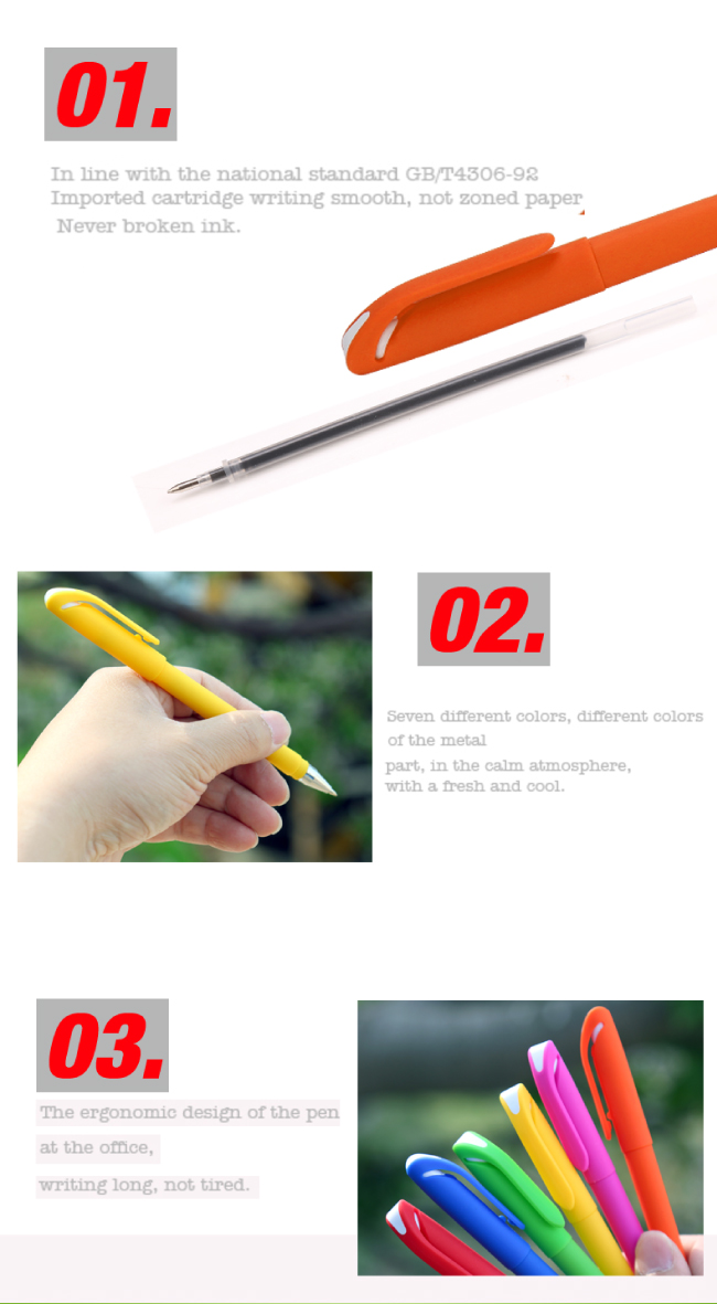 Custom Logo Ballpen, 7 Color - 1 Color Imprint